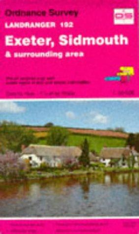 Exeter, Sidmouth and Surrounding Area (Landranger Maps)