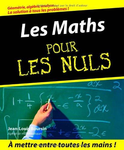 Les maths pour les nuls