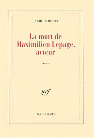 La mort de Maximilien Lepage, acteur