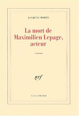 La mort de Maximilien Lepage, acteur