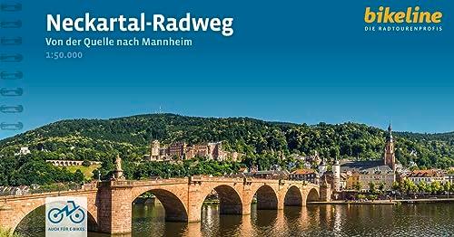 Neckartal-Radweg: Von der Quelle nach Mannheim, 1:50.000, 368 km, GPS-Tracks Download, LiveUpdate (Bikeline Radtourenbücher)