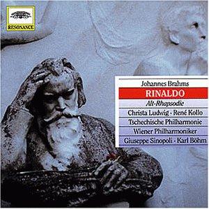 Johannes Brahms: Rinaldo (op. 50) - Kantate für Tenor, Männerchor und Orchster nach J. W. Goethe/ Alt-Rhapsodie (op. 53)