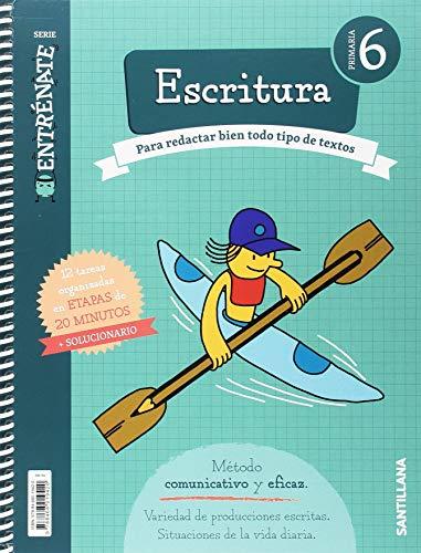 CUADERNO ESCRITURA SERIE ENTRENATE 6 PRIMARIA