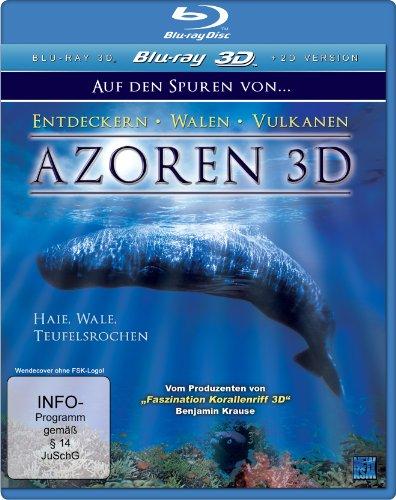 Azoren 3D - Auf den Spuren von Entdeckern, Walen und Vulkanen, Teil 1: Unterwasser - Haie, Wale, Teufelsrochen (3D Version inkl. 2D Version) [3D Blu-ray]