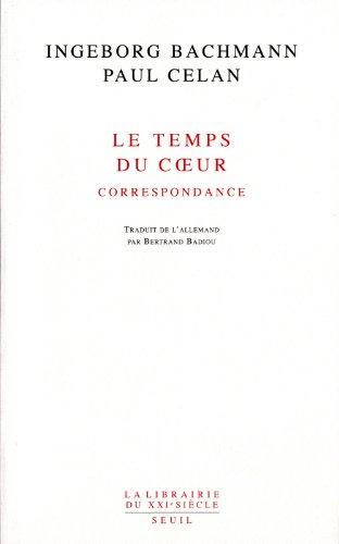 Le temps du coeur : correspondance (1948-1967)