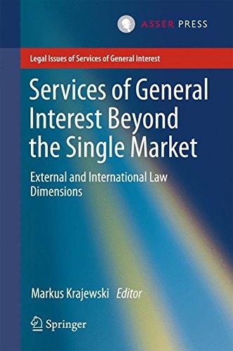 Services of General Interest Beyond the Single Market: External and International Law Dimensions (Legal Issues of Services of General Interest)