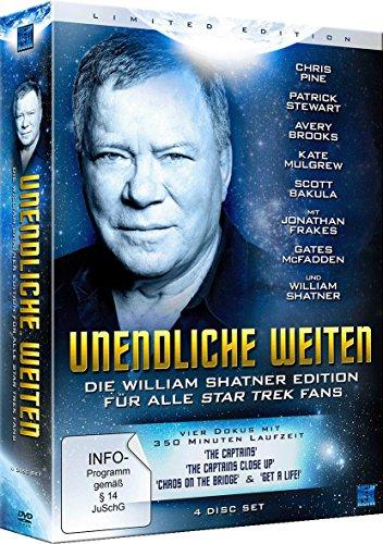 Unendliche Weiten - Die William Shatner Edition für alle Star Trek Fans (Limited Edition) [4 DVDs]