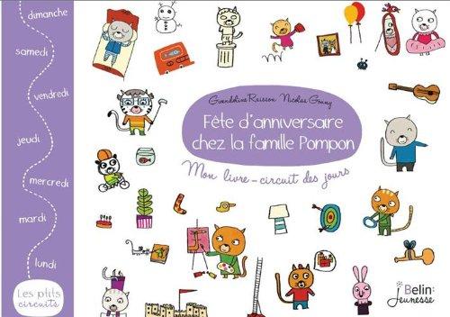 La famille Pompon part en pique-nique : mon livre-circuit des formes