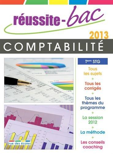 Comptabilité, Terminale STG : 2013