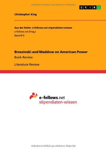 Brzezinski and Maddow on American Power: Book Review