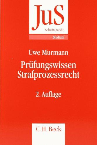 Prüfungswissen Strafprozessrecht