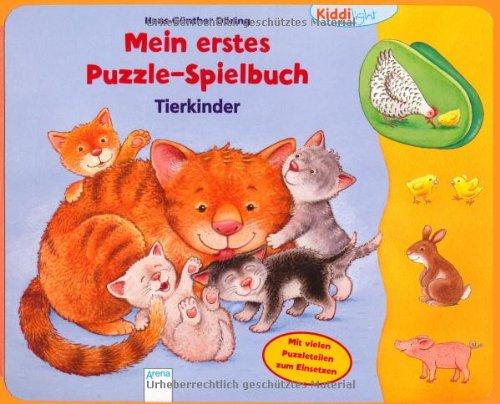 Tierkinder: Mein erstes Puzzle-Spielbuch