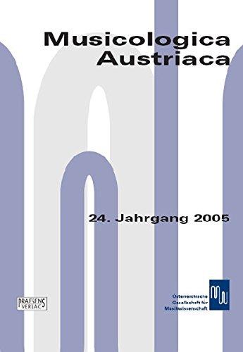 Musicologica Austriaca. Jahresschrift der Österreichischen Gesellschaft für Musikwissenschaft: Musicologica Austriaca. Jahresschrift der ... Herausforderung für die Musikwissenschaft