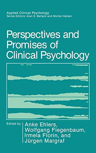 Perspectives and Promises of Clinical Psychology (Nato Science Series B:)