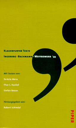 Klagenfurter Texte Ingeborg-Bachmann-Wettbewerb 1999