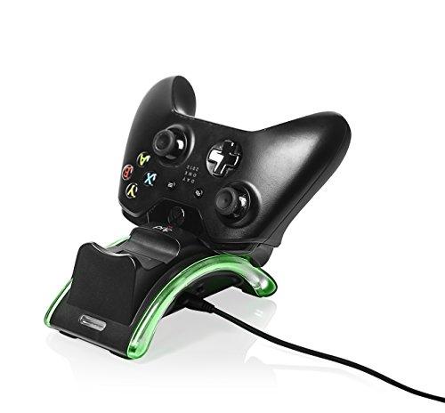 Ladestation PRIF Helix 1 Charger 2 Akkus beleuchtet (Xbox One)