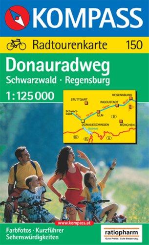 Kompass Karten, Donau-Radweg, Schwarzwald-Regensburg (KOMPASS-Radfernwege)