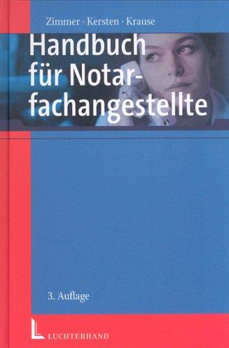 Handbuch für Notarfachangestellte