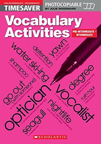 Timesaver 'Vocabulary Activities Pre-Intermediate/Intermediate': Photocopiable, CEFR: A2-B1 (Helbling Languages / Scholastic)