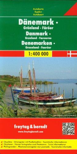 Freytag Berndt Autokarten, Dänemark - Grönland - Färöer - Maßstab 1:400.000