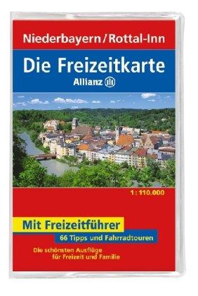 Die Freizeitkarte Allianz Niederbayern / Rottal - Inn 1 : 110 000: 66 Tipps und Fahrradtouren. Die schönsten Ausflüge für Freizeit und Familie