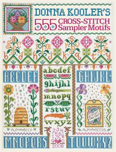 Donna Kooler's 555 Cross-stitch Sampler Motifs