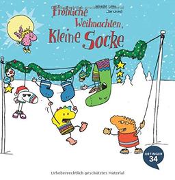 Fröhliche Weihnachten, kleine Socke!