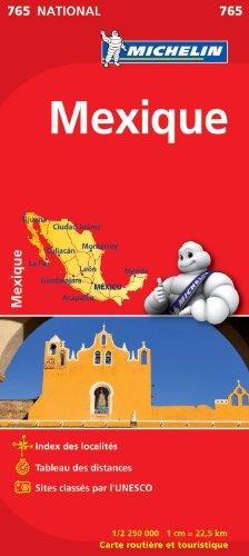 Carte Mexique Michelin