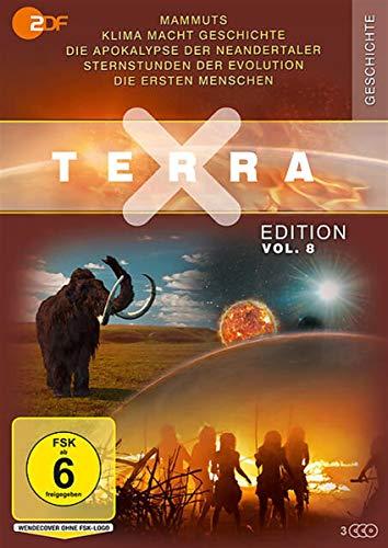 Terra X - Edition Vol. 8 Mammuts - Stars der Eiszeit / Klima macht Geschichte / Die Apokalypse der Neandertaler / Sternstunden der Evolution / Die ersten Menschen [3 DVDs]