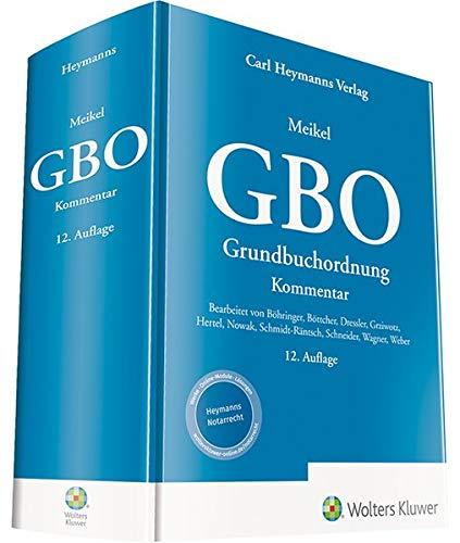 GBO - Grundbuchordnung: Kommentar