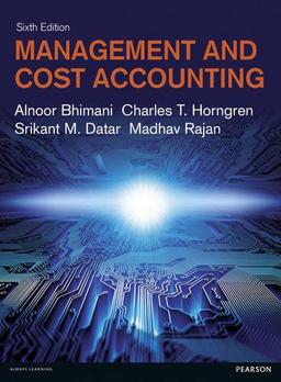 Management and Cost Accounting