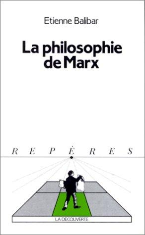 Philosophie de Marx (Repères)