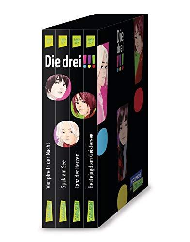 Die drei !!!: 4 Bände im Schuber (Spuk am See, Vampire in der Nacht, Tanz der Herzen, Beutejagd am Geistersee)