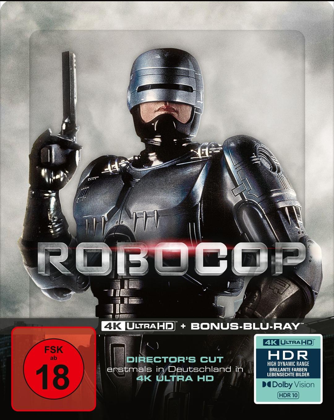 RoboCop (Director's Cut) - 2-Disc Limited SteelBook (UHD-Blu-ray + Bonus-Blu-ray)