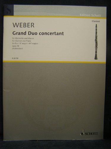 GRAND DUO CONCERTANT EB OP. 48 JV 204, WEV P.12 CLARINETTE