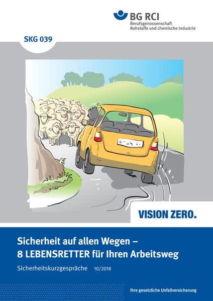 SKG 039 - 8 Lebensretter für Ihren Arbeitsweg: Sicherheitskurzgespräch mit Maxi-Wimmelbild (Sicherheitskurzgespräche)