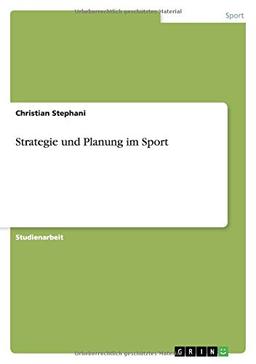 Strategie und Planung im Sport