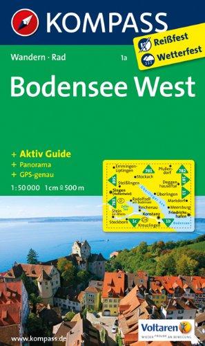 Bodensee West: Wanderkarte mit Aktiv Guide, Radwegen und Panorama. GPS-genau. 1:50000