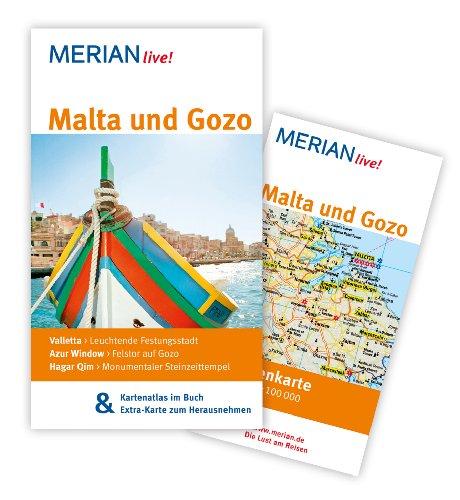 Malta und Gozo: MERIAN live!  Mit Kartenatlas im Buch und Extra-Karte zum Herausnehmen