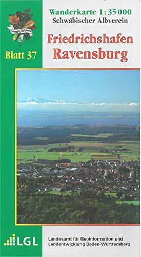 Friedrichshafen - Ravensburg: Wanderkarte 1:35.000