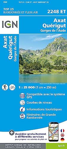 2248ET Axat Quérigut Gorges de l'Aude 1:25 000