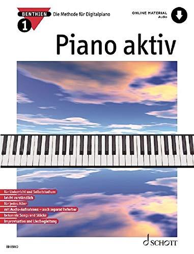 Piano aktiv: Die Methode für Digitalpiano. Band 1. Klavier. Ausgabe mit Online-Audiodatei.