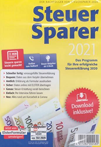 Steuer-Sparer 2021 - Steuererklärung 2020 am PC von Lidl Neu und OVP