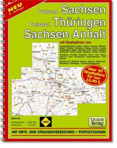 Doktor Barthel Atlas, Freistaat Sachsen, Freistaat Thüringen, Sachsen-Anhalt