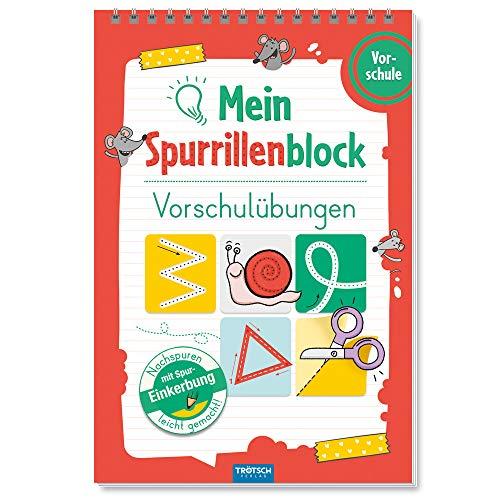 Trötsch Mein Spurrillenblock Vorschulübungen Übungsbuch: Übungsbuch Beschäftigungsbuch Lernbuch