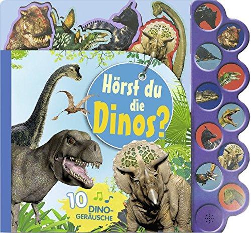 Soundbuch Hörst du die Dinos?: Mit 10 Dinogeräuschen