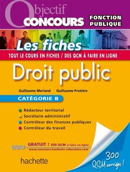 Droit public : catégorie B