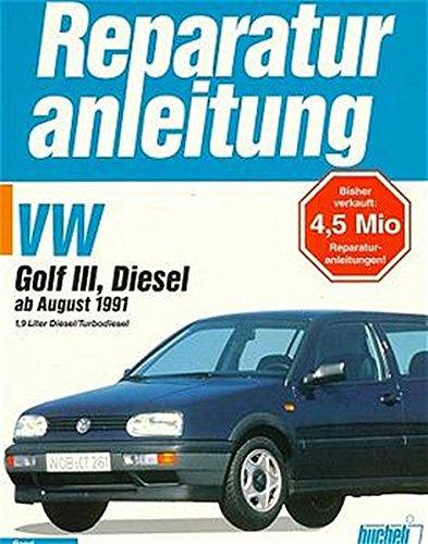 VW Golf III Diesel ab 1991. 1,9 Liter Diesel/ Turbodiesel.