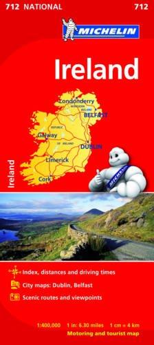 Ireland National Map 712 (Michelin National Maps)