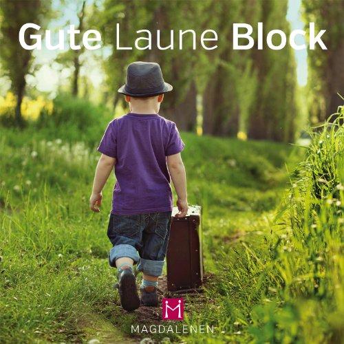 Gute Laune Block ""Bub mit Koffer